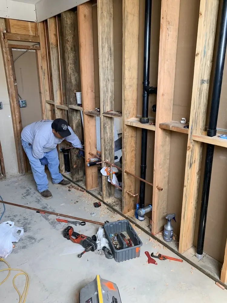 Commercial rough-in plumbing for Gas Line Repair in Forest Hills